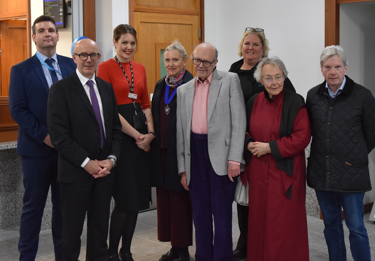 Leamington Spa Station re-opening - Tuesday 11th June 2019. 
L-R: Alan RIley - Chiltern Railways Customer Services Director, Matt Western - MP for Warwick and Leamington, Laura Goode - Network Rail, Deputy Mayor Cllr Susan Rasmussen, Archie Pitts - Chair of Friends of Leamington Station, Liane McCar