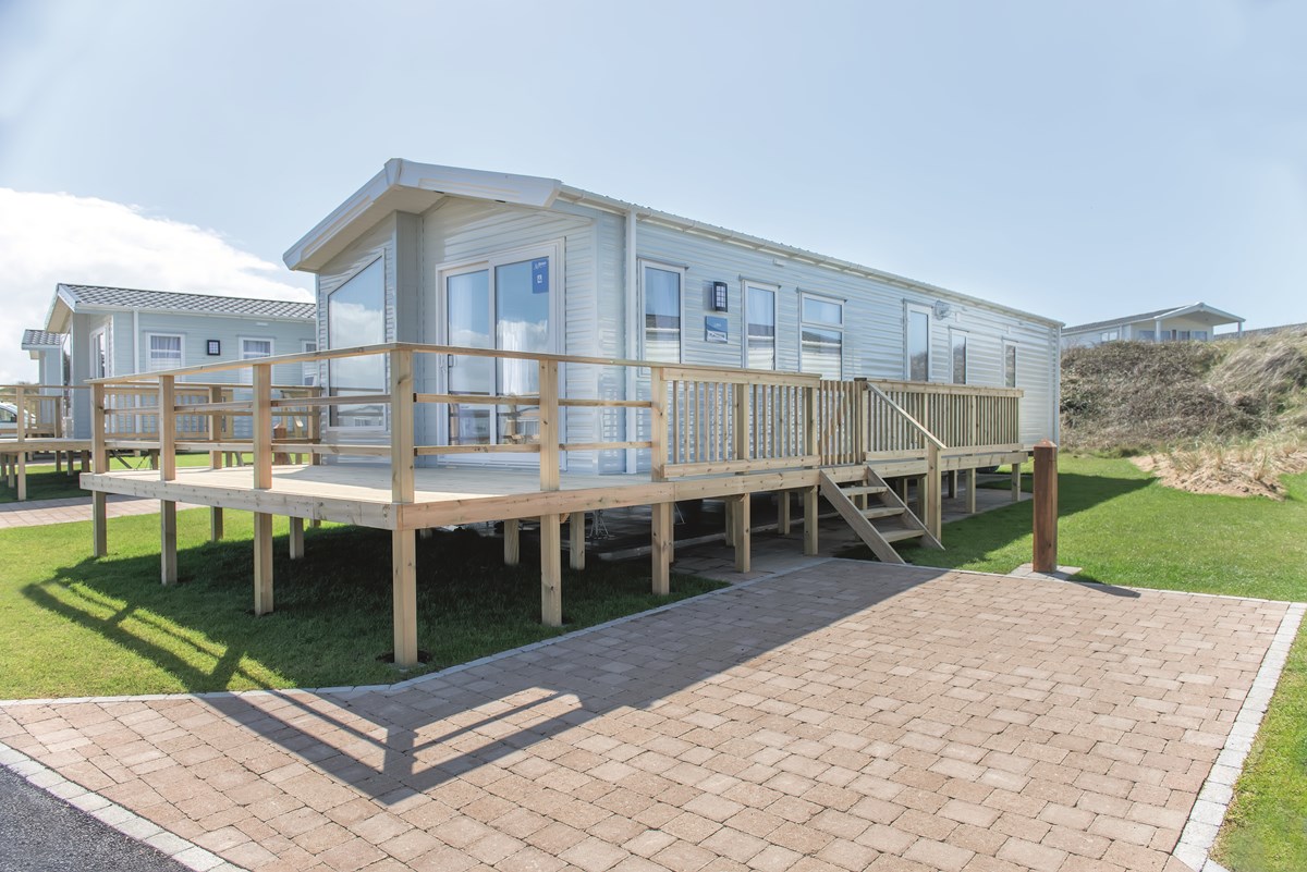 Caravans at Perran Sands