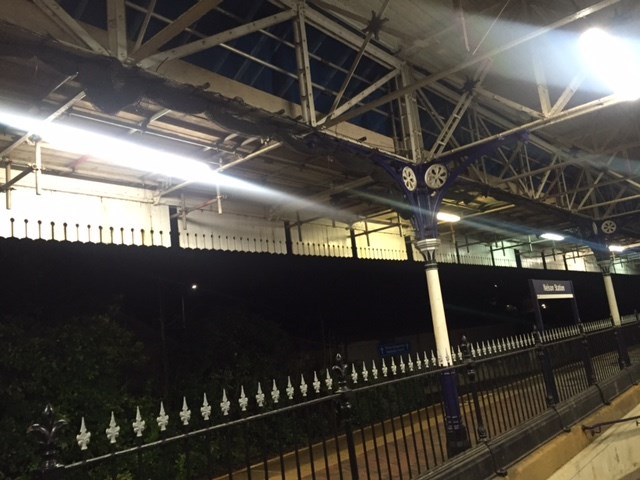 Glazing being replaced at Nelson station