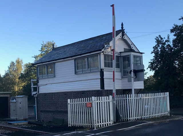 Major railway improvements in Sheffield as Network Rail upgrades signalling and track: Beighton signal box