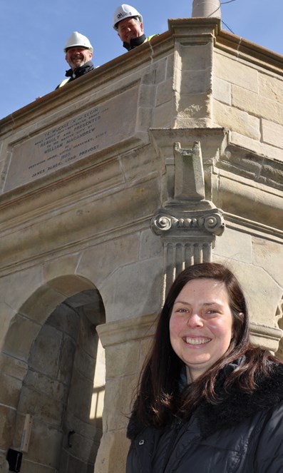 Restoration work completed on historic Muckle Cross