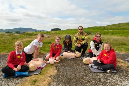 Scottish Fire and Rescue led CPR training