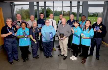 Group photo Volunteer Awards