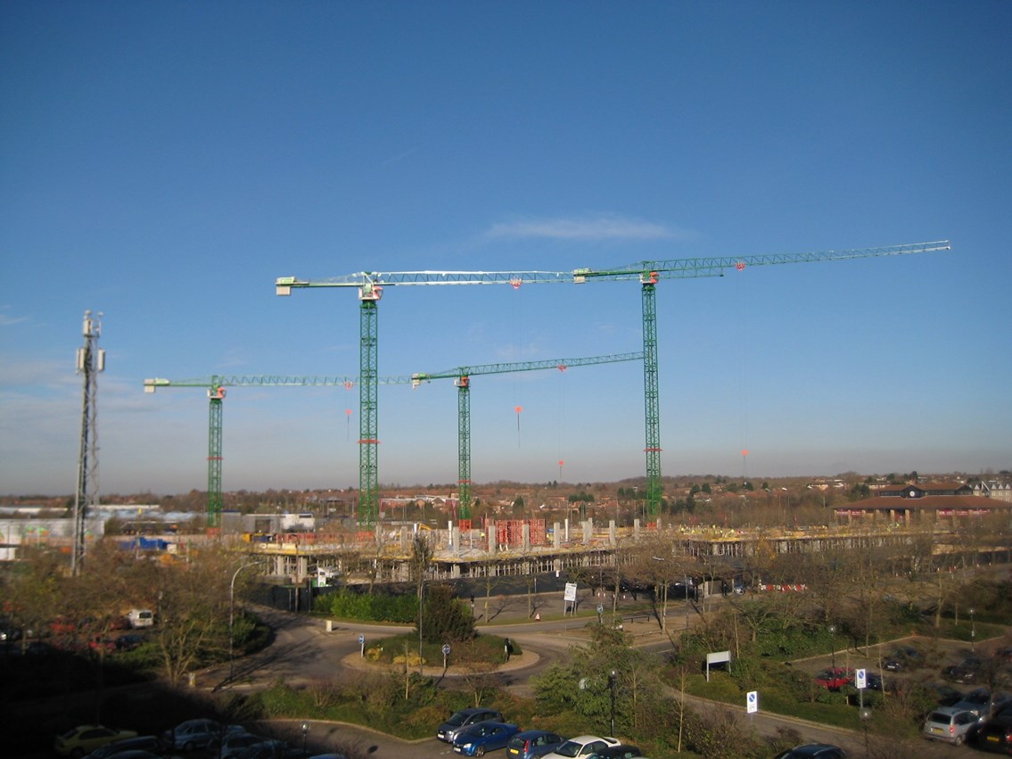 November 2010: November 2010 - the ground and first floors are complete