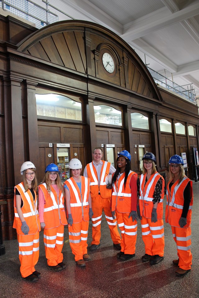 Could IT Be You? winners take up their paid work experience prize - here at Manchester Victoria redevelopment: Could IT Be You? winners take up their paid work experience prize - here at Manchester Victoria redevelopment
