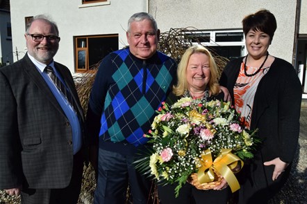 Mr & Mrs Brown and family