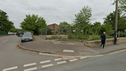 Old library site Woodstock image courtesy of Google Maps