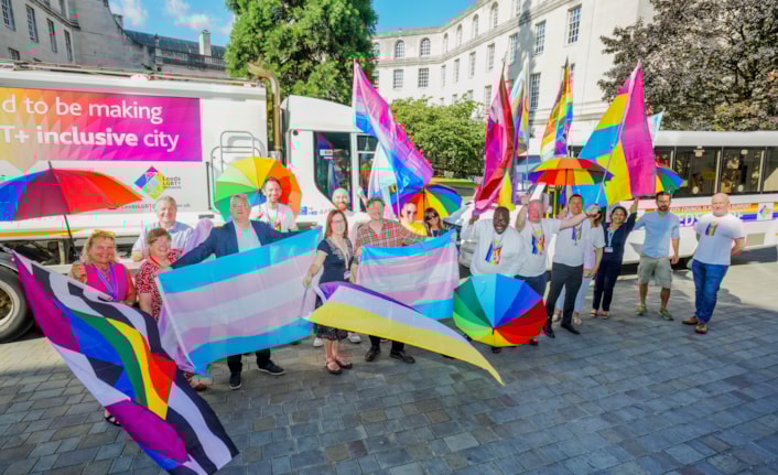 Leeds reaffirms its commitment to LGBT+ inclusive support in time for Pride weekend: Pride 2025 Group photo 2