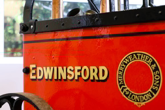 Piece of Firefighting History Put on Permanent Display: Edwinsford 33