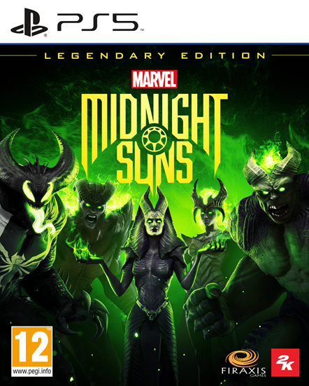 2K Marvel's Midnight Suns Legendary Edition Packaging PlayStation 5