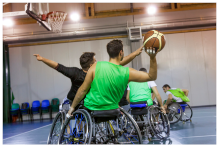 Wheelchair basketball - Pêl-fasged cadair olwyn