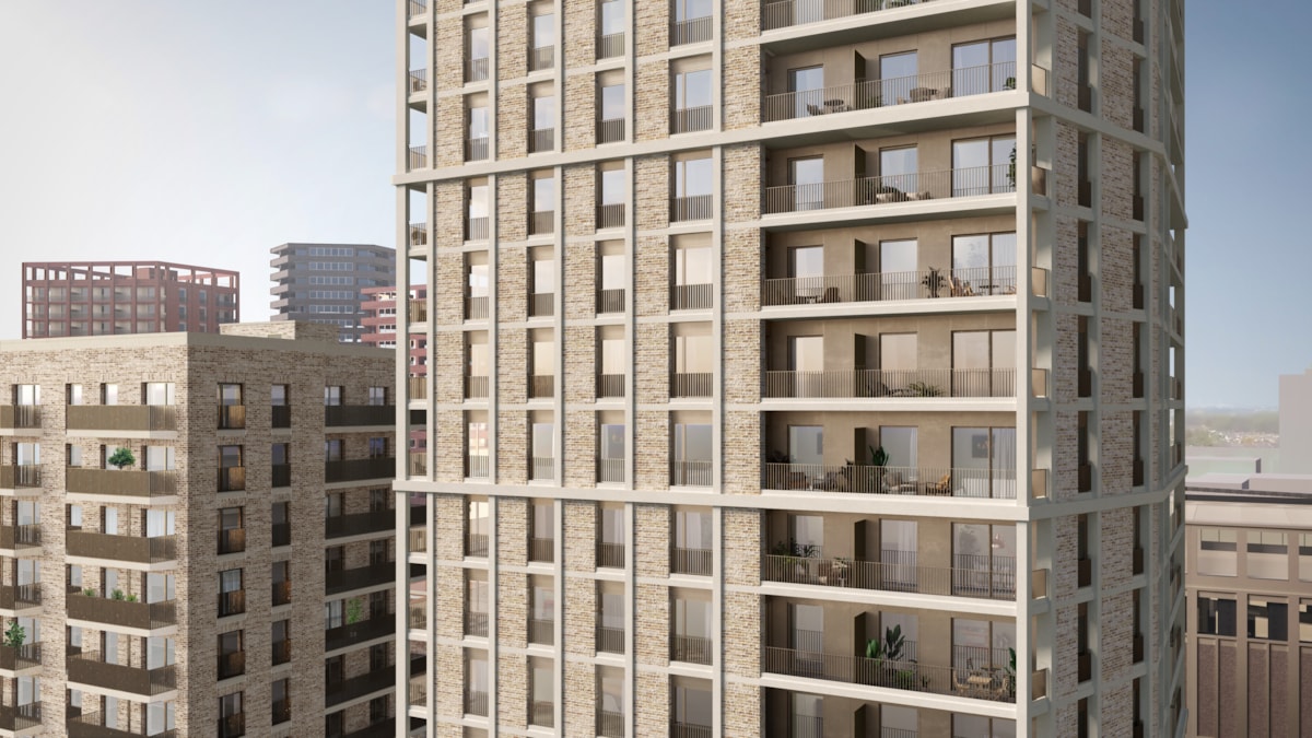 CGI of Britannia masterplan council blocks