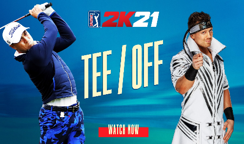 PGA TOUR 2K21 Justin Thomas and The Miz