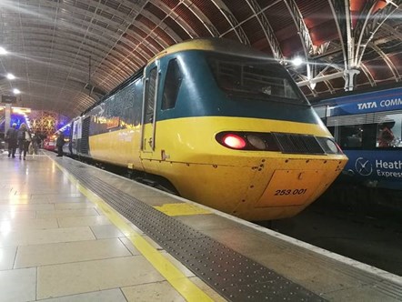 HST in Swallow livery