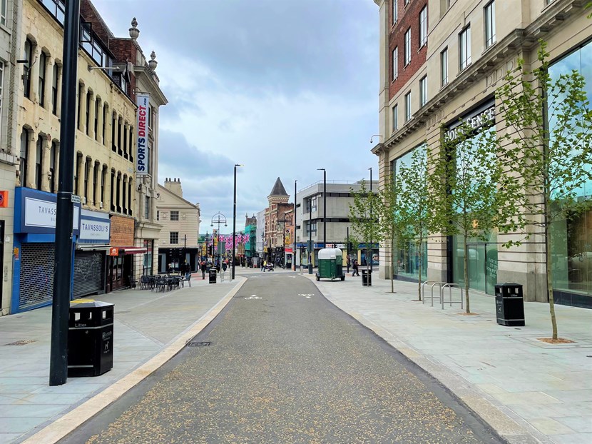 Major Connecting Leeds work to transform New Briggate now complete: New Briggate-8