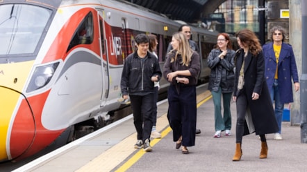 Mercury Prize judges by special LNER 'Mercury Prize Express' service