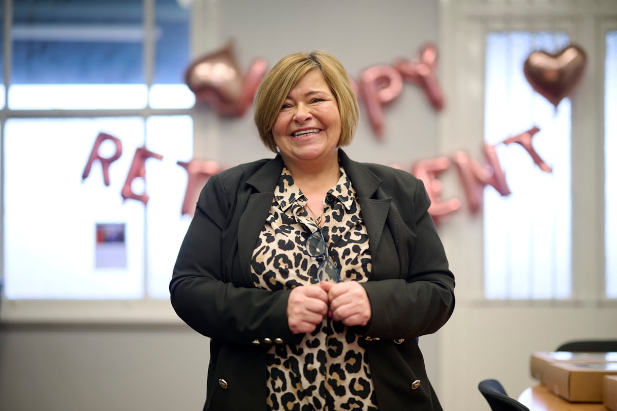 Karen Grimshaw, Avanti West Coast Station Manager at Stockport, retires after 35 years' service on the railway.