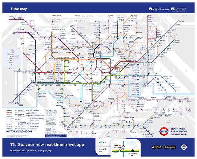 Tube Map - December 2020 - Credit TfL