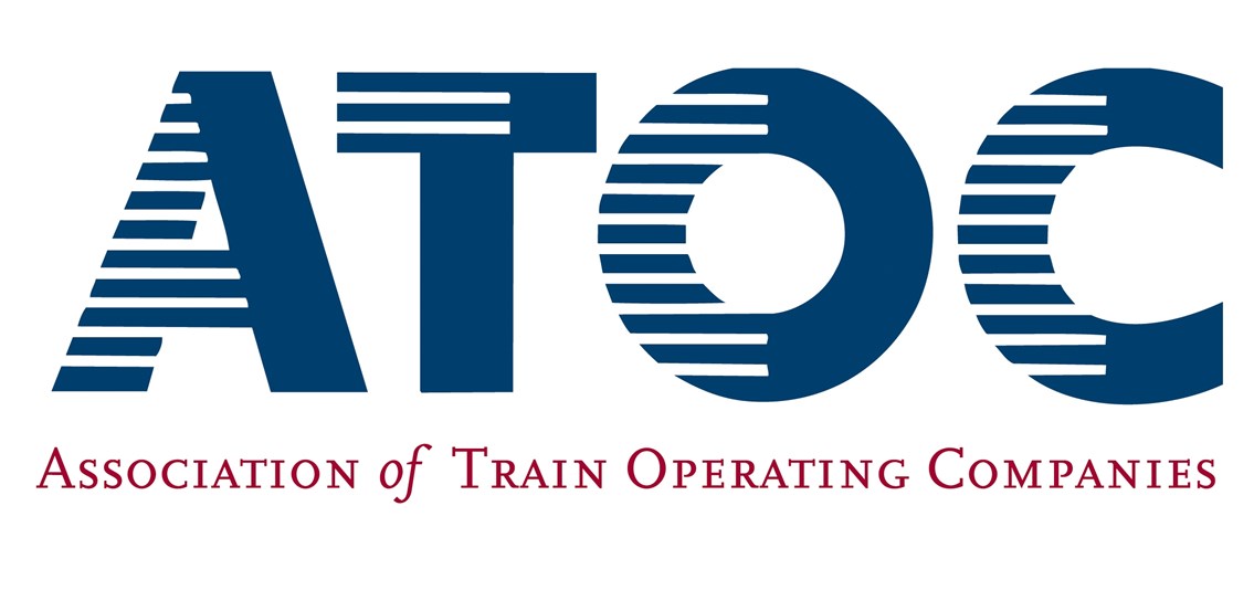 TWICE AS MANY PASSENGERS AND FREIGHT TO USE THE RAILWAY BY 2035: Logo - ATOC
