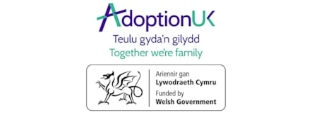 Adoption UK Cymru Welsh Government logo 