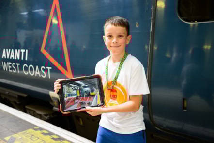 Railway enthusiast, Joshua Emmett, enjoyed a special visit at London Euston arranged by Avanti West Coast