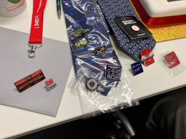 Bob Abbott - birthday goody bag from York ROC