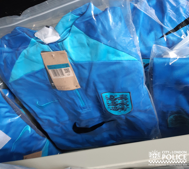 Counterfeit merchandise seized during period of enforcement 1