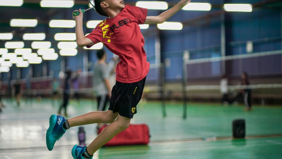 Badminton jump