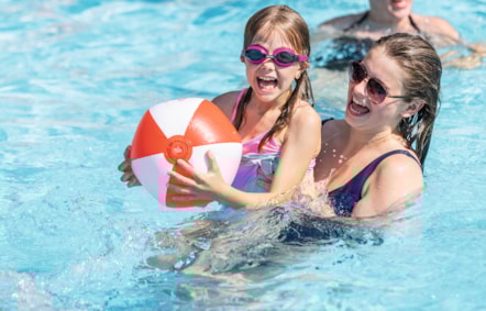 Outdoor pool at Seaview