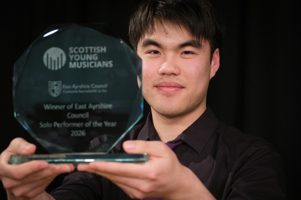 Senior winner Ethan from Grange Academy