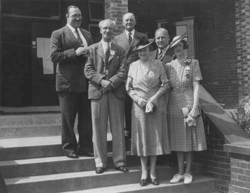 U1 number plate: Rowland Winn, a motoring pioneer and founding member of the Automobile Association, who bought the U1 number plate used by Lord Mayors of Leeds.
He is shown here second from left at Temple Newsam, on the occasion of 