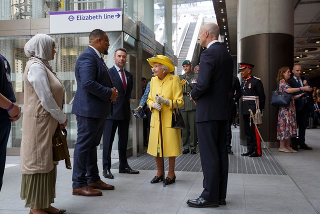 TfL Image - Her Majesty Queen Elizabeth II visits Paddington station