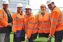 Selkirk Flood Protection Scheme gets underway: Selkirk Flood Protection Scheme gets underway