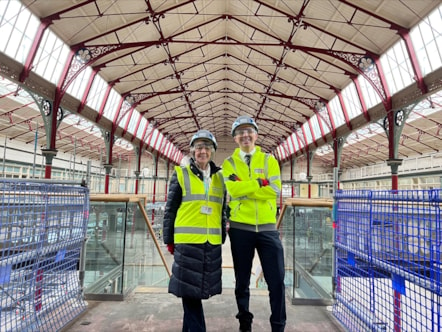 From left, Cllr Carole Haythornthwaite and Cllr Aidy Riggott