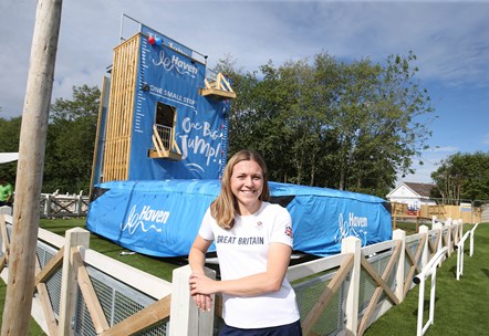 Vicky Holland on The Jump at Thorpe Park