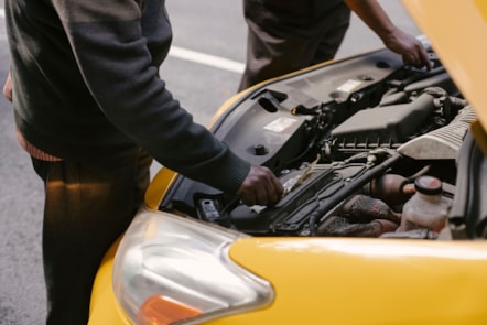 Car damage after the heatwave