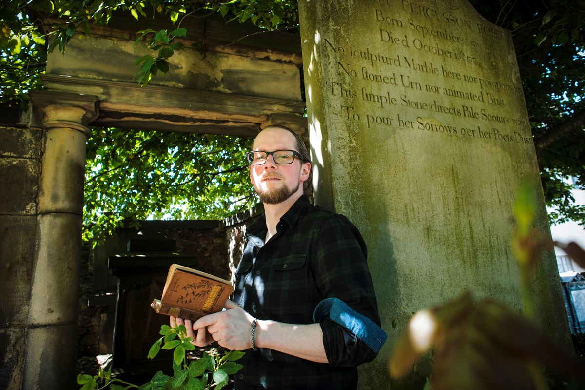 In collaboration with Creative Scotland, the National Library of Scotland has appointed Dr Michael Dempster as the new Scots Scriever. He will promote the use of the Scots language  across Scotland and will be based at the library for a two-year residency. (Photograph: MAVERICK PHOTO AGENCY)