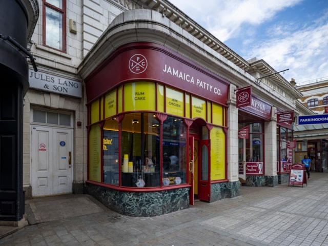 TfL Image -Jamaican Patty Co Unit at Farringdon 1