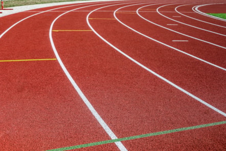 Athletics track stock image