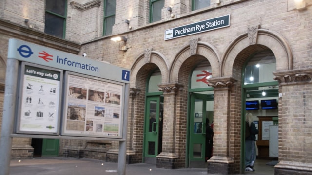 Works start at Peckham Rye station to create more space for passengers: Peckham Rye station entrance-2