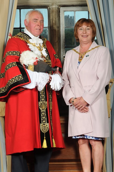 Mayor of Dudley and consort Cllr Millward