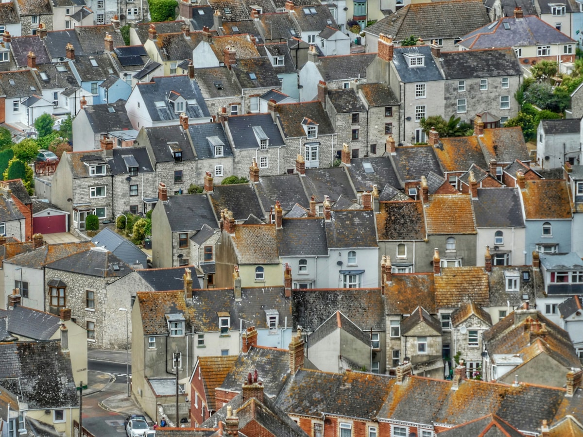 UK town housing (Portland) - from UnSplash