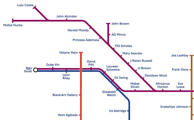 TfL Image - Black History Tube map extract 4