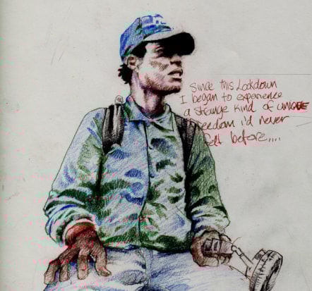Wayne Snooze, Dalston_Life_Under_Lockdown