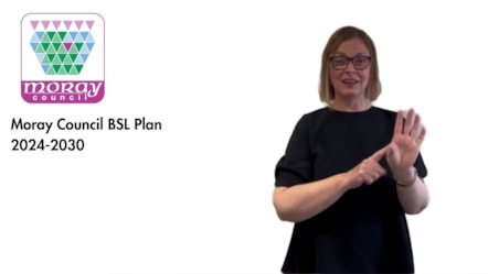 Moray Council BSL plan