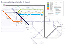 Service availability 26 August: Service availability 26 August