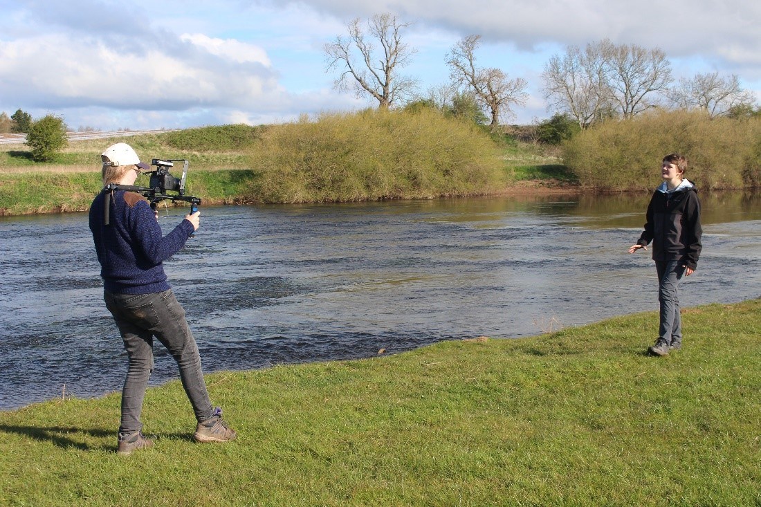 Rachel Owen on location