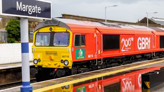 Over a thousand people visit Inspiration train over two days at Margate station: Class 66 locomotive leads 'Inspiration' exhibition train at Margate station