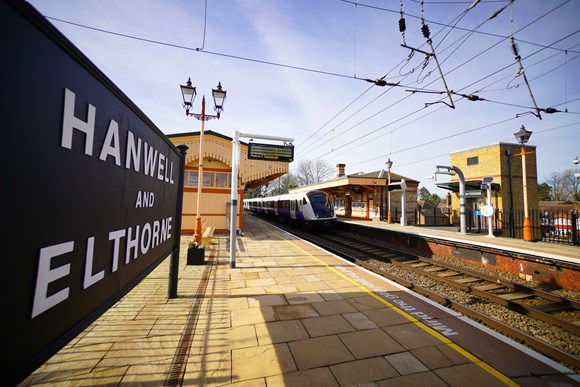 TfL Press Release - Historic Grade II Listed TfL Rail station no longer “at risk” after renovations return it to former glory: TfL Image - Hanwell Station - Main Image