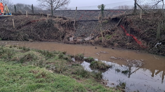 Axminster landslip